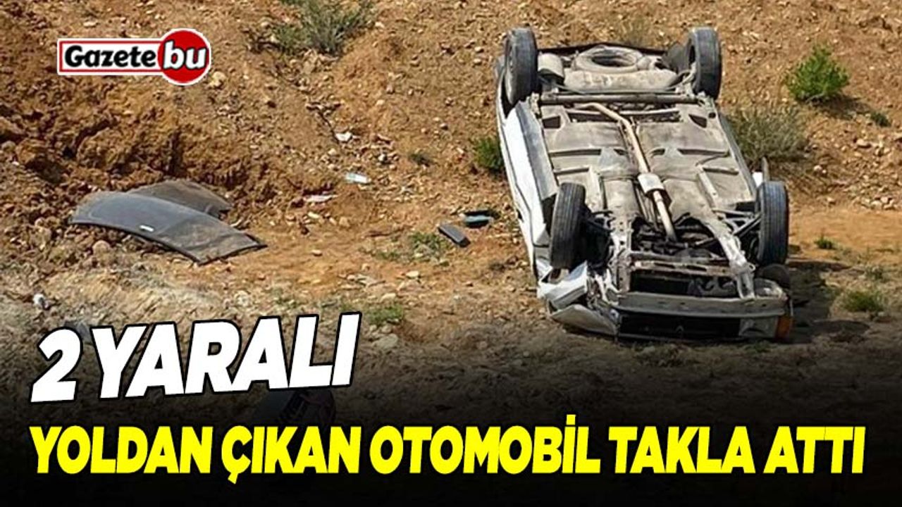 Antalya'da Yoldan Çıkan Otomobil Takla Attı: 2 Yaralı