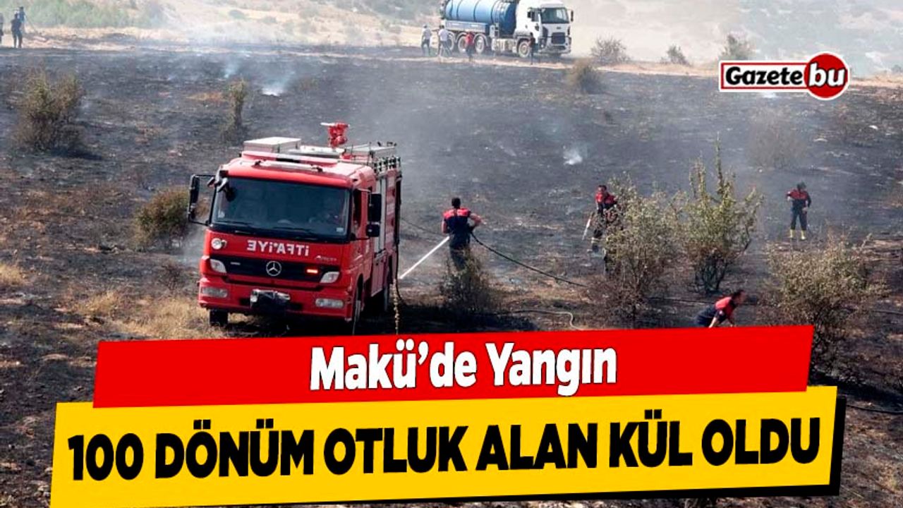 Burdur Mehmet Akif Üniversitesi'nde Büyük Yangın: 100 Dönüm Otluk Alan Kül Oldu