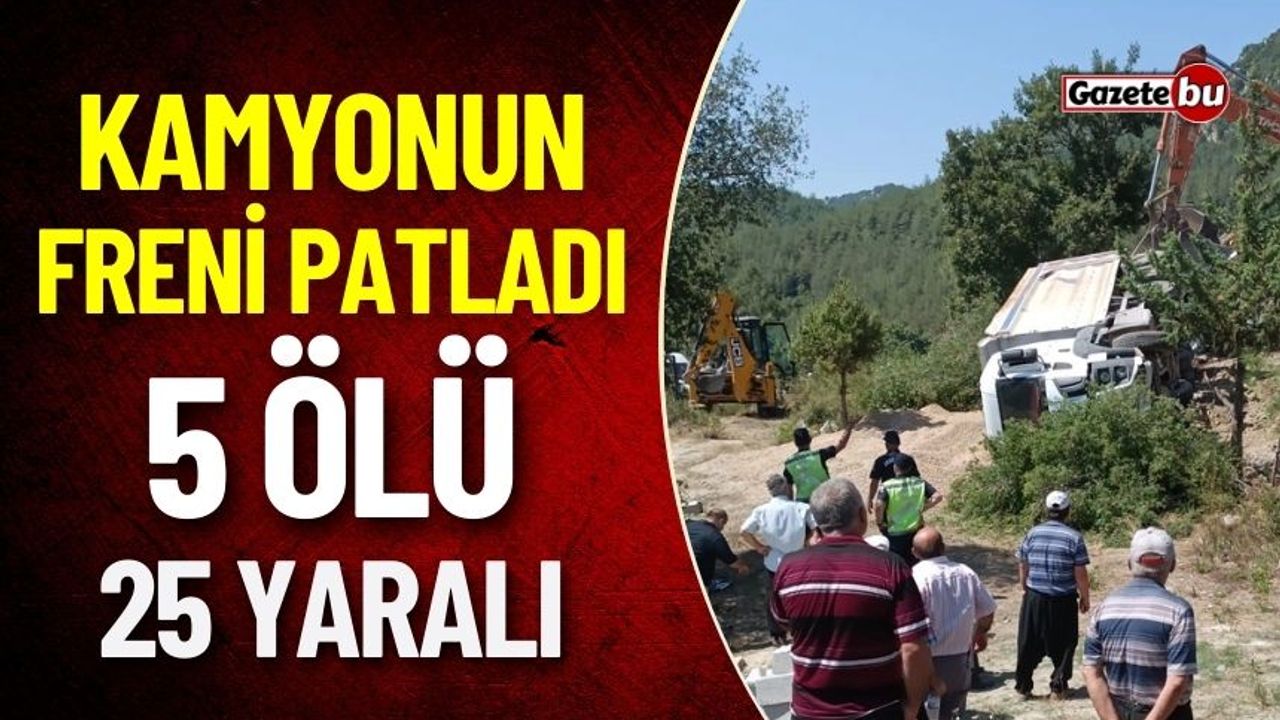 Kahramanmaraş'ta Feci Kaza: 25 Yaralı 5 Ölü