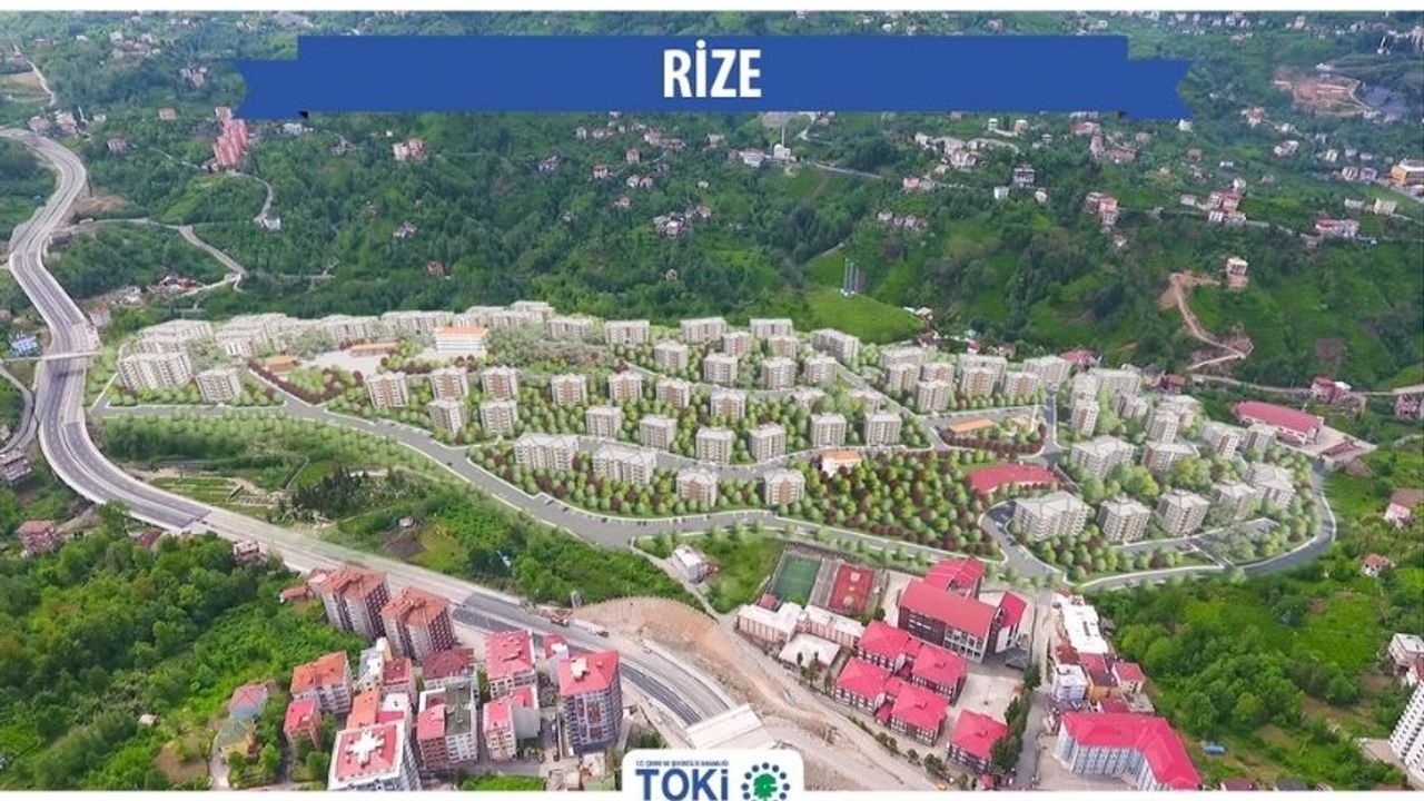 TOKİ, Rize'de 23 Adet Konutu Satışa Sunuyor