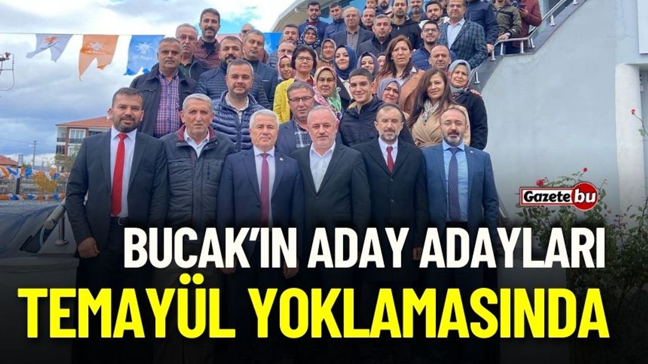 Bucak AK Parti Aday Adayları Temayül Yoklamasında