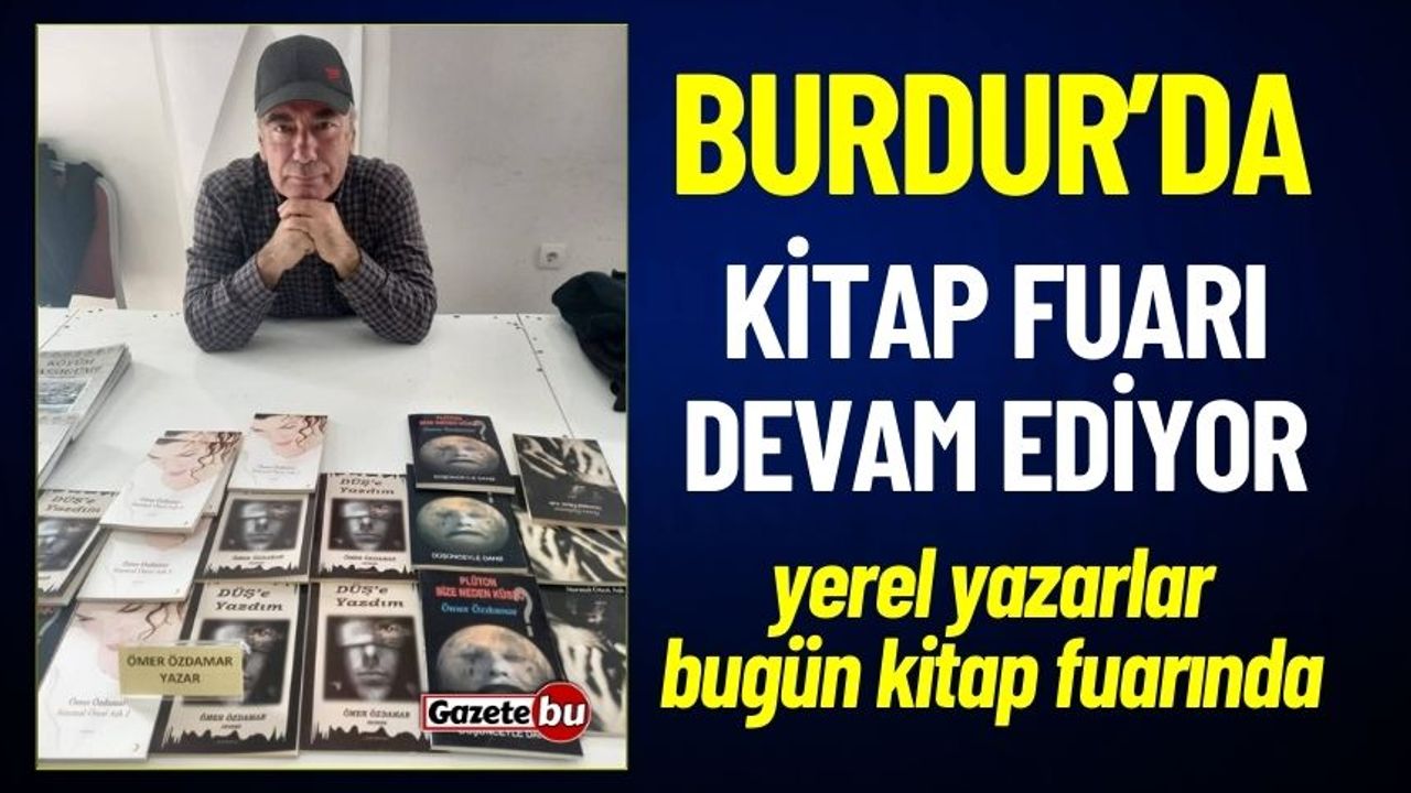 Burdur'da Kitap Fuarı Devam Ediyor