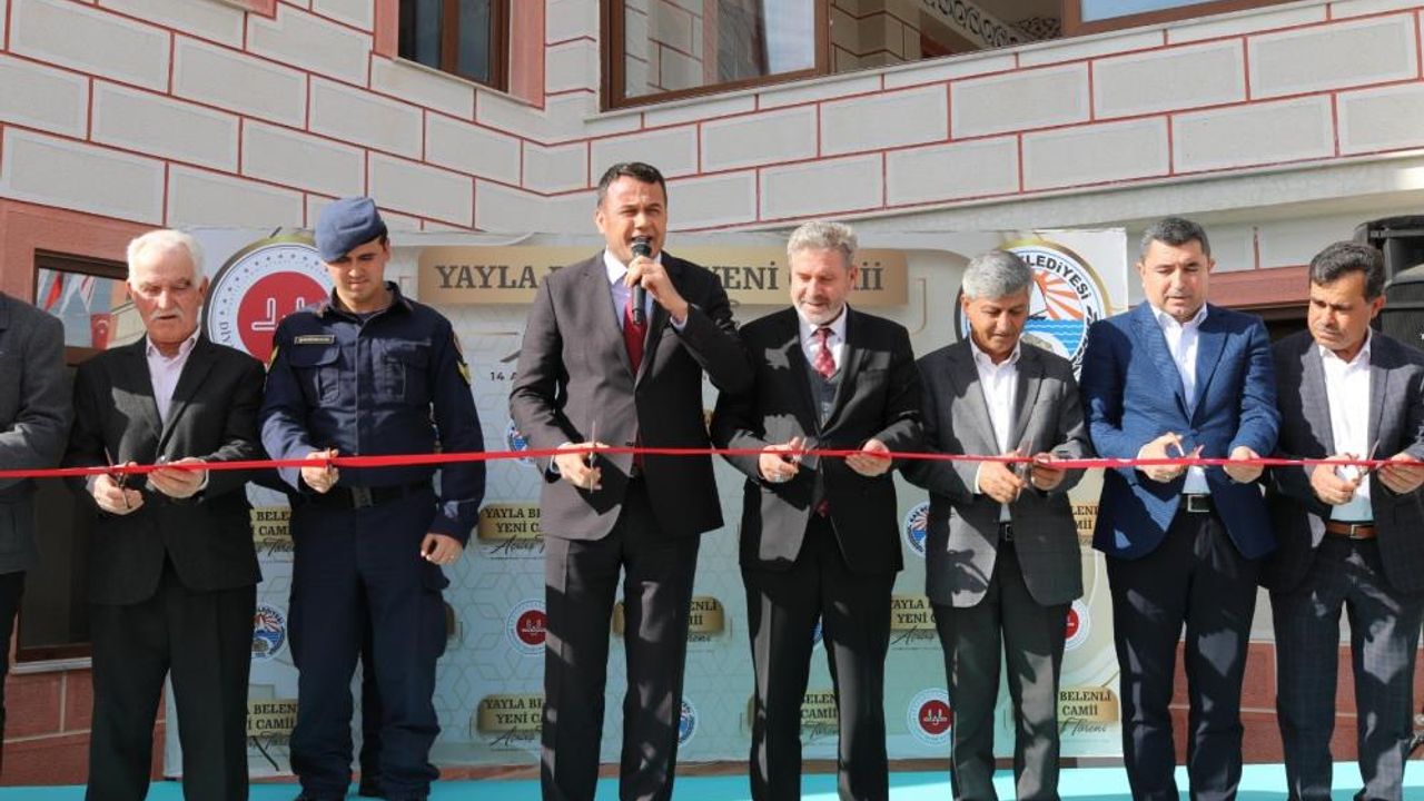 Yayla Belenli Yeni Camii Açıldı