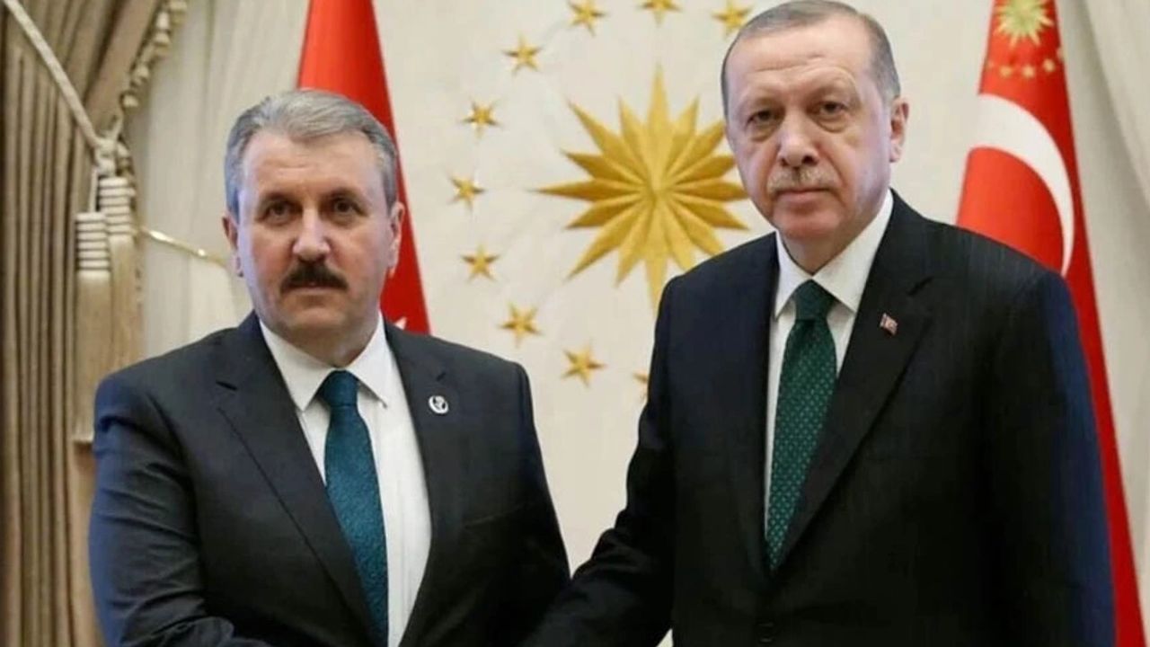 BBP Lideri Destici ile Cumhurbaşkanı Erdoğan arasında sürpriz görüşme