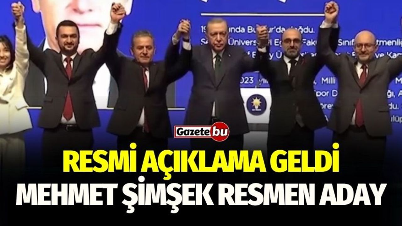 Cumhurbaşkanı Açıkladı: AK Parti Burdur'un Adayı Mehmet Şimşek
