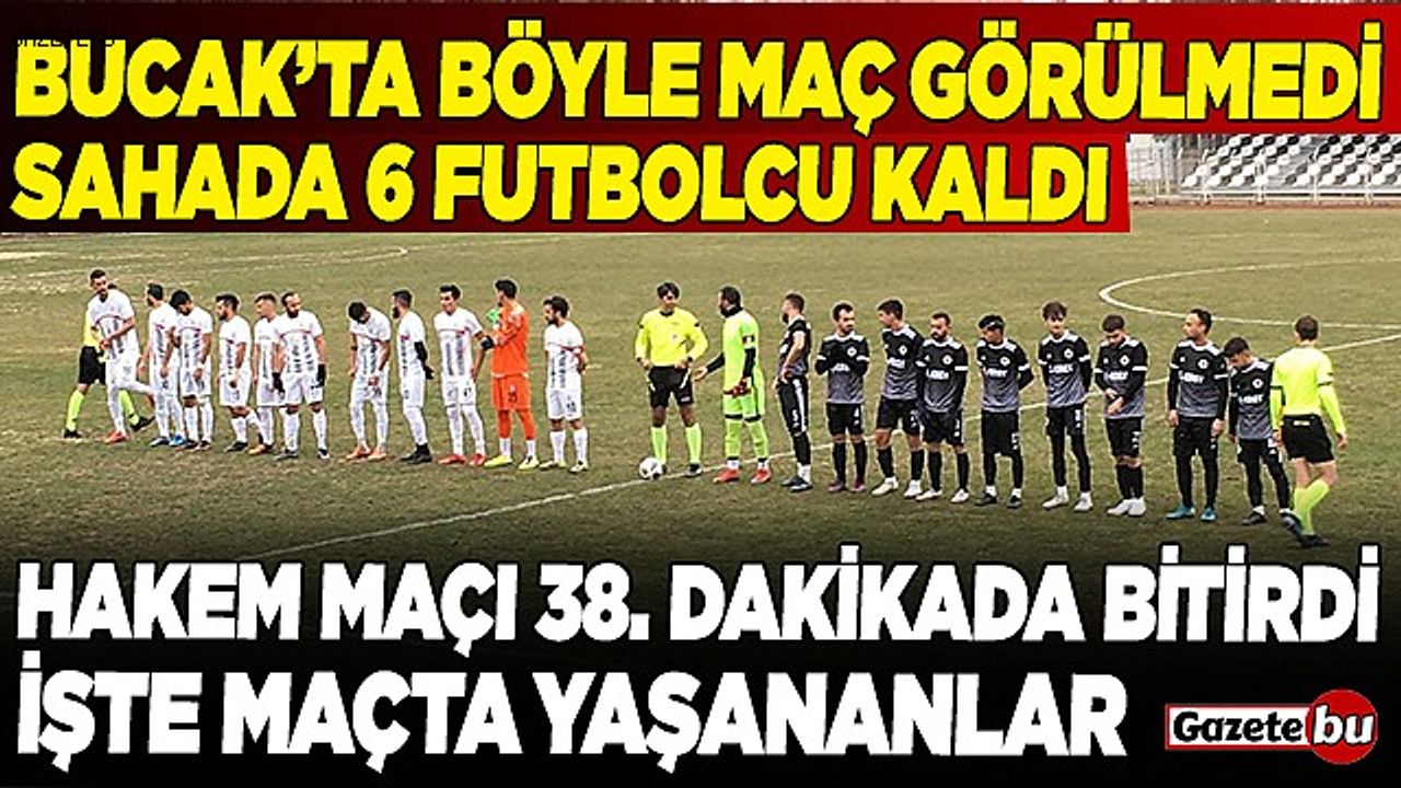 Bucak'ta Maç 38. Dakikada Sona Erdi: Oğuzhanspor 3 Puanı 5 Golle Kazandı!