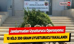 Jandarmadan Uyusturucu Operasyonu:  10 kilo 350 gram Uyusturucu Yakalandı