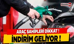 Araç Sahipleri Dikkat Benzine İndirim Geliyor