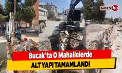 Bucak'ta O Mahallelerde Alt Yapı Tamamlandı 