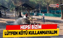 Burdur Belediyesi Halk Plajı Piknik Alanı Temizleniyor