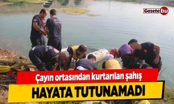 Çayın Ortasından Kurtarılan Şahış Hayata Tutunamadı