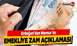 Erdoğan’dan memur ve emekliye zam açıklaması