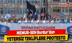 MEMUR-SEN Burdur'dan Yetersiz Tekliflere Protesto