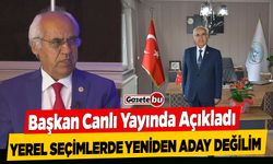 Başkan Canlı Yayında Açıkladı " Başkan Adayı Değilim"