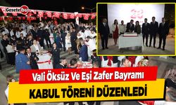 Vali Öksüz Ve Eşi Zafer Bayramı Kabul Töreni Düzenledi