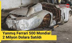Yanmış Ferrari 500 Mondial 2 Milyon Dolara Satıldı
