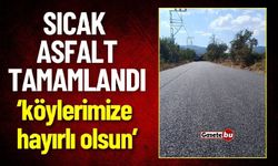 Ağlasun'da 3 km sıcak asfalt çalışması tamamlandı