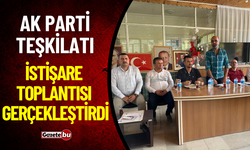 AK Parti Teşkilatı İstişare Toplantısı Gerçekleştirdi