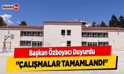 Başkan Özboyacı Duyurdu "Çalışmalar Tamamlandı"