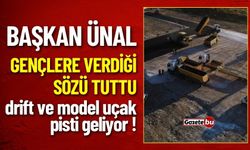 Başkan Ünal Gençlere Verdiği Sözü Tuttu: Drift Ve Model Uçak Pisti Geliyor