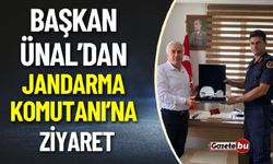 Başkan Ünal'dan Jandarma Komutanı'na Ziyaret