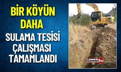 Bir Köyün Daha Sulama Tesisi Çalışması Tamamlandı