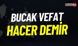 Bucak Vefat İlanı: Hacer Demir