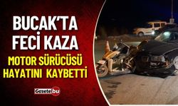 Çeltikçi Bucak Yolu Trafik Kazası: Motor Sürücüsü Hayatını Kaybetti