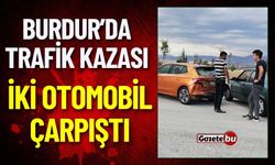 Burdur-ısparta Karayolunda İki Otomobil Çarpıştı: 1 Kişi Yaralandı