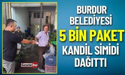 Burdur Belediyesi 5 Bin Paket Kandil Simidi Dağıttı