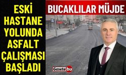 Bucaklılar Müjde Sıcak Asfalt Çalışması Başladı