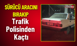 Sürücü Aracını Bırakıp Trafik Polisinden Kaçtı