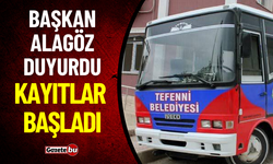 Başkan Alagöz Duyurdu; Kayıtlar Başladı