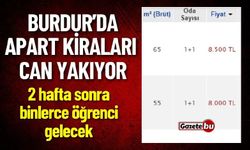 Burdur'da Ev Kiraları Can Yakıyor!