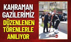 Burdur'da Kahraman Gazilerimiz Törenle Anılıyor