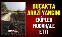 Bucak'ta Arazi Yangını: Ekipler Müdahale Etti