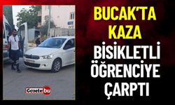 Bucak'ta Kaza Bisikletli Öğrenciye Çarptı