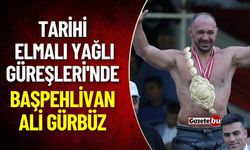 Tarihi Elmalı Yağlı Güreşleri'nde Başpehlivan Ali Gürbüz