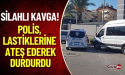 Alanya'da Silahlı Kavga! Polis, Lastiklerine Ateş Ederek Durdurdu