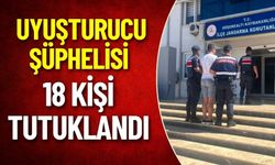 Uyuşturucu Şüphelisi 18 Kişi Tutuklandı