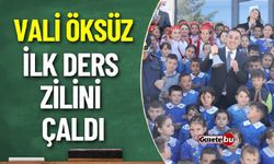 Burdur'da Vali Öksüz, İlk Ders Zilini Çaldı