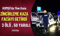 Denizli'de Peş Peşe 5.Kaza : 3 Ölü 50 Yaralı
