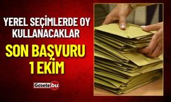 Yerel Seçimlerde Oy Kullanacaklar Son Başvuru 1 Ekim'de Sona Eriyor