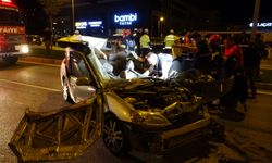 Kurye Otomobili Tıra Çarptı Genç Vatandaş Hayatını Kaybetti