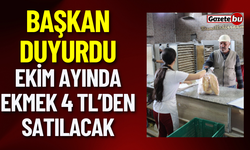 Başkan Duyurdu: Ekmek 4 TL'den Satılacak