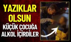 Küçük Çocuğa Alkol İçirdiler Görüntüler Tepki Çekti