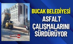 Bucak Belediyesi, Cami Mahallesi'nde Asfalt Çalışmalarını Sürdürüyor