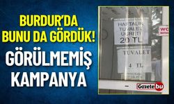 Burdur'da Bunu Da Gördük ! Tuvalete Abonelik Sistemi Getirdi