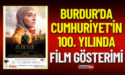 Burdur'da Cumhuriyet'in 100. Yılında Film Gösterimi