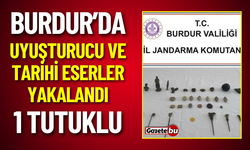 Burdur'da Uyuşturucu ve Tarihi Eserler Yakalandı 1 Tutuklu